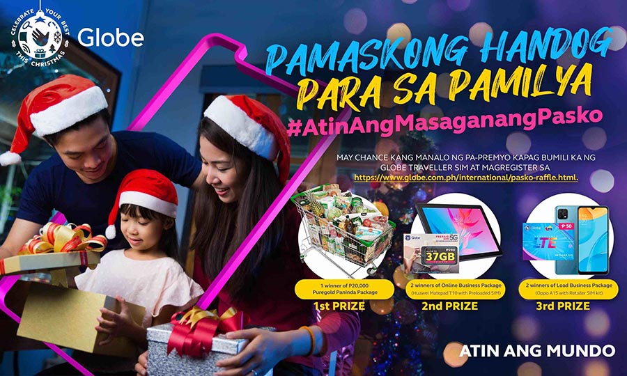 #AtinAngMasaganangPasko: Globe spreads Christmas cheer to returning OFWs