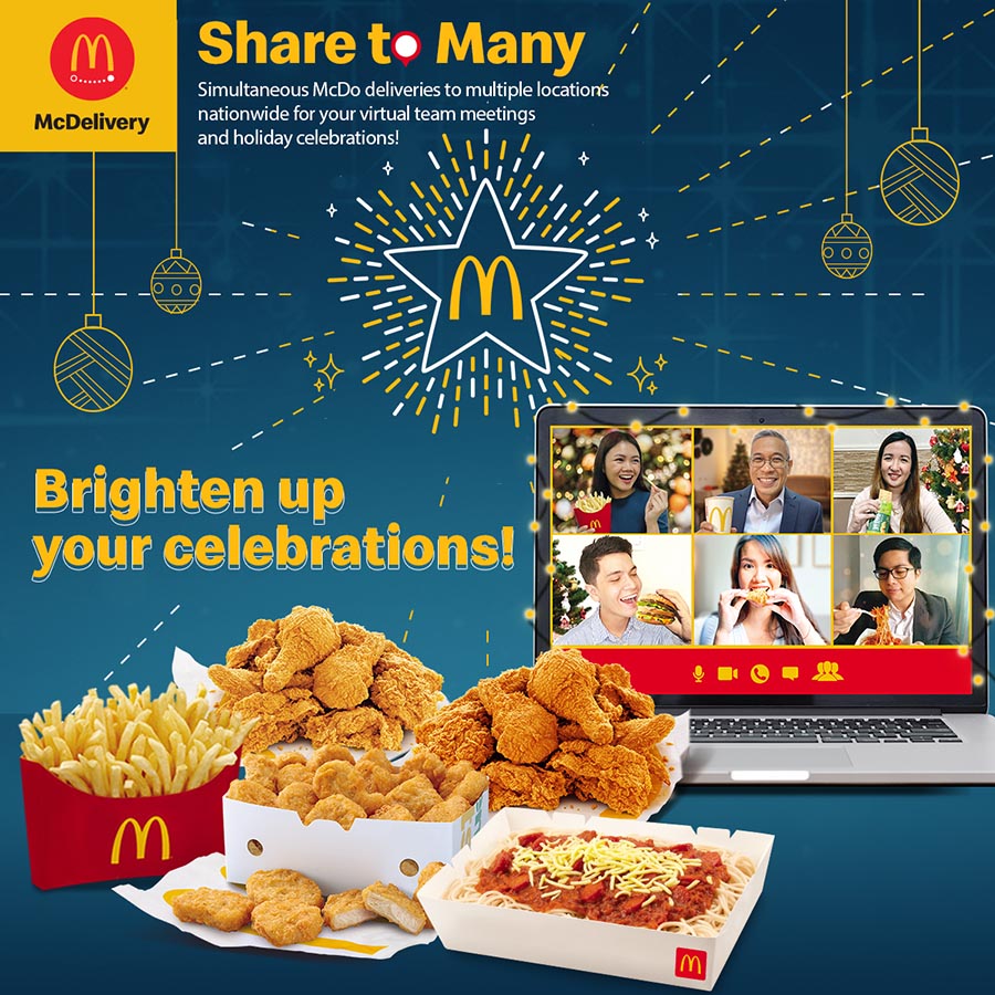 Celebrate feel-good moments together, even when miles apart with the McDelivery Share to Many!