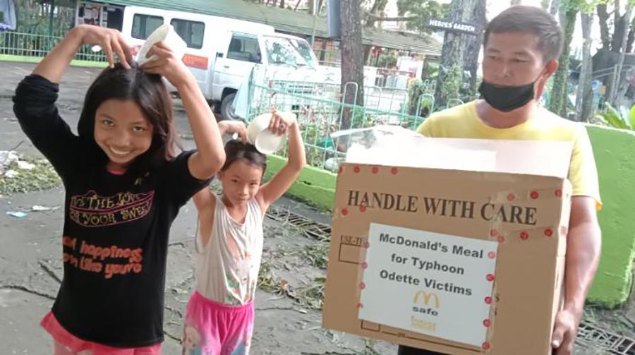 McDonald’s Kindness Kitchen: 20,000 meals for Typhoon Odette victims