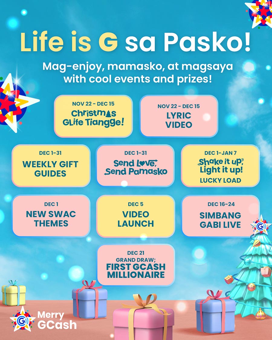 Have A Merry GCash: Here are the many reasons why Life is G this Christmas!