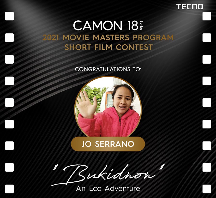 TECNO Mobile Awards Budding Filipino Filmmaker Johanna Serrano as the Grand Winner of Its First Movie Masters Program