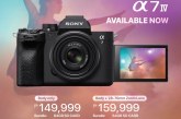 Highly anticipated Sony Alpha 7 IV and SEL70200GM2 lens now available in the PH!