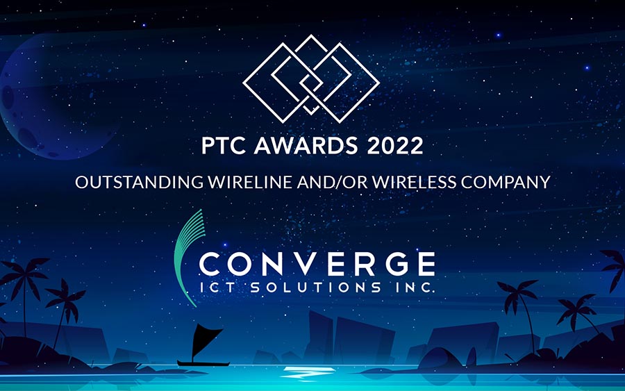 Converge takes home outstanding company award at the global Pacific Telecommunications Council Awards 2022