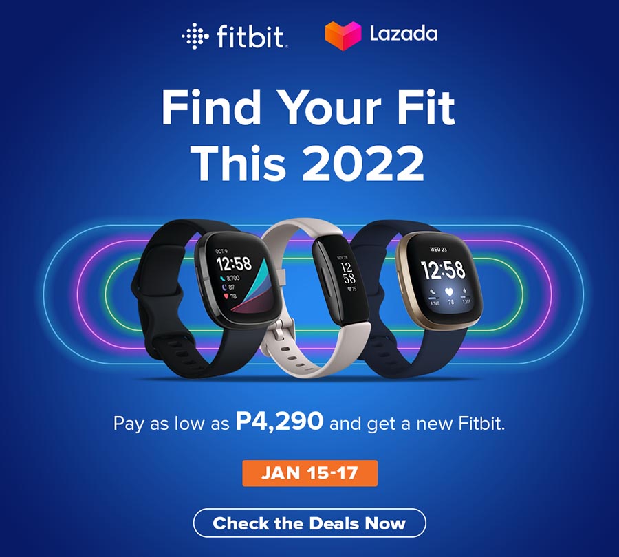 Celebrate Fitbit Lazada Brand Day and pay as low as P4,290 for a Fitbit unit