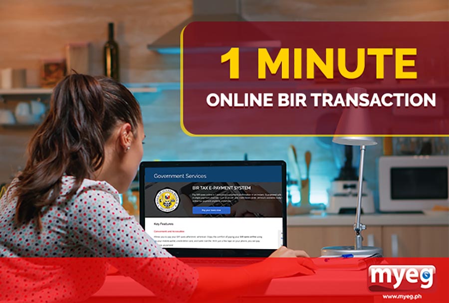 BIR partners with MyEG Ph and DBP  Pay your taxes & BIR Annual Business Registration Fee online in Less than 1 Minute!