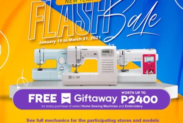 Get great deals on sewing machines and extra gift vouchers in Brother’s New Year Flash Sale
