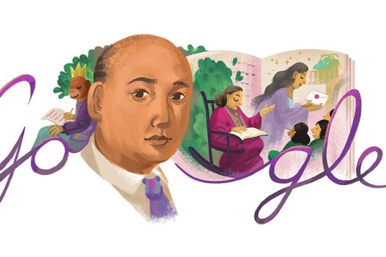 Google Doodle celebrates the 161st birthday of the Father of Filipino Drama Severino Reyes