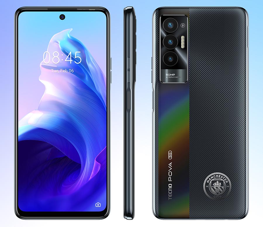 TECNO announces its first 5G phone, POVA 5G with special Manchester City edition globally