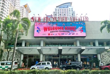 Araneta City opens New Frontier Theater for a fun COVID pediatric vaccination drive