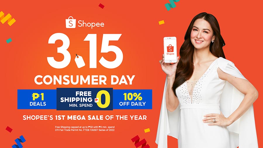 Shopee introduces new brand ambassador Marian Rivera for 3.15 Consumer Day