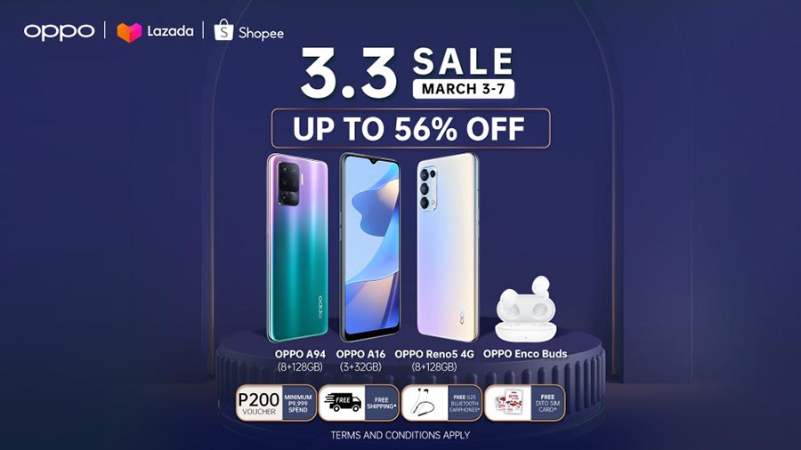 Here’s all the promos and freebies you can get at the OPPO 3.3 Super Brand Day!