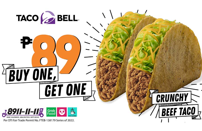 Celebrate Taco Tuesday on March 15 with Taco Bell’s BOGO Crunchy Beef Taco deal