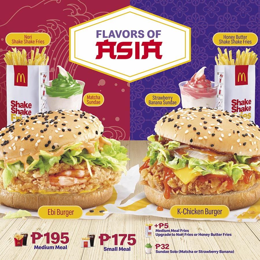 McDonald’s Flavors of Asia:   Bringing the best of both worlds in a tasty comeback