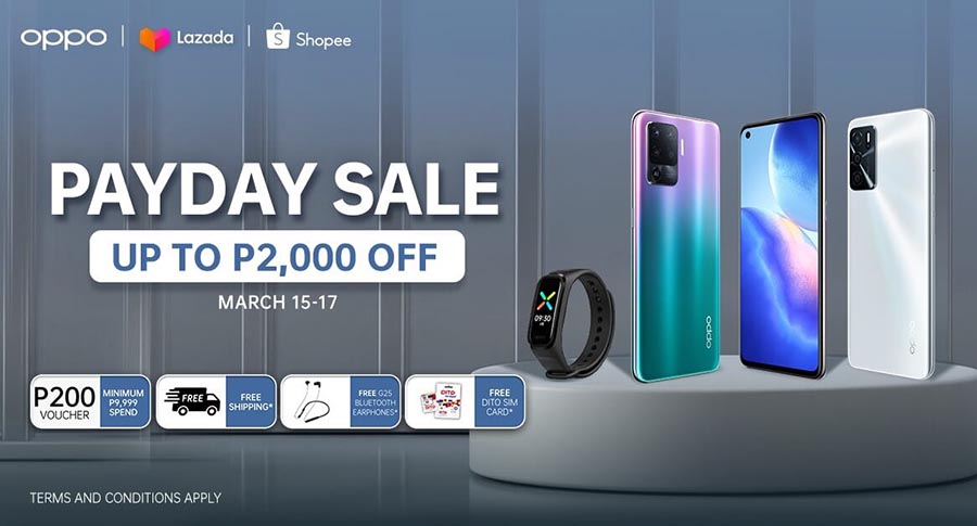 Treat yourself at the OPPO 3.15 Payday Sale on Shopee and Lazada!