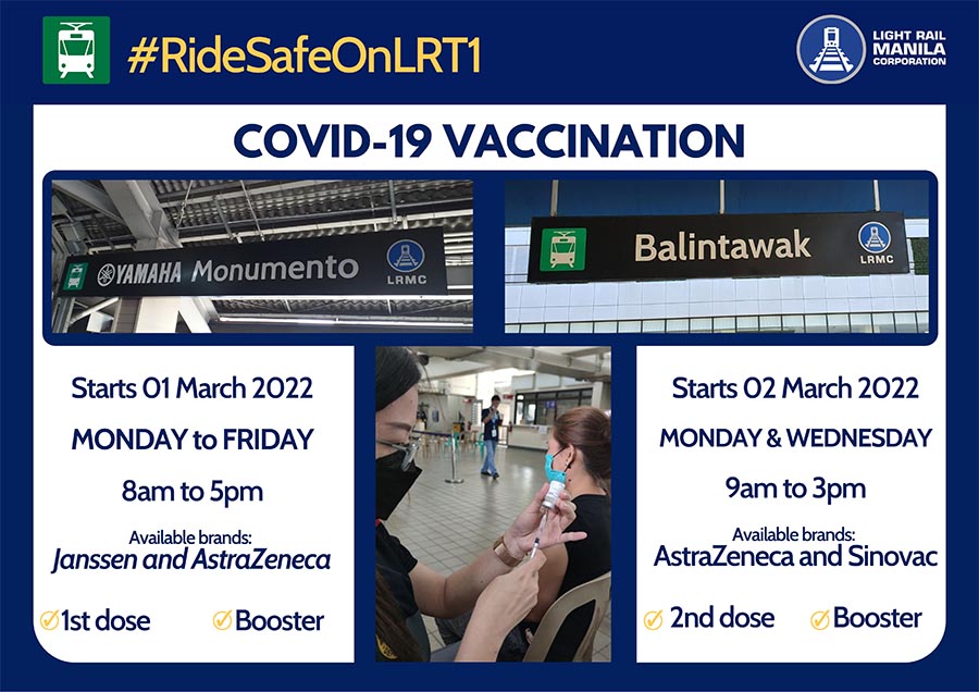 LRMC opens 2 more LRT-1 vaccination sites