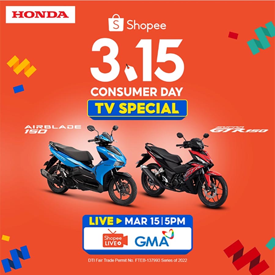 Honda rides with Shopee for 3.15 Consumer Day