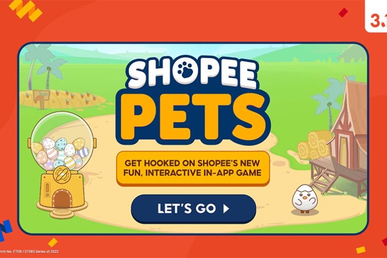 Shopee Levels Up the In-App Experience with the Launch of New Game, Shopee Pets