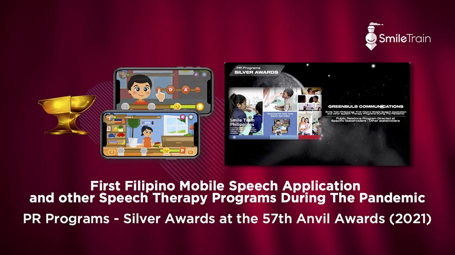 Smile Train Wins a Silver for the First-Ever Filipino Mobile Speech Application at the 57th Anvil Awards