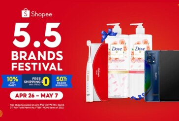 Unbelievable deals from your favorite brands at the Shopee 5.5 Brands Festival!