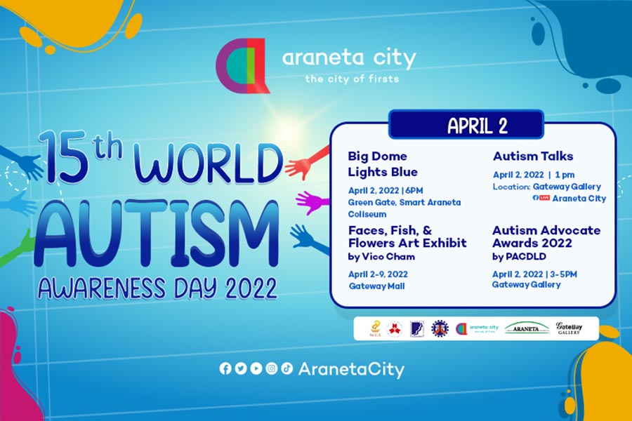 Araneta City shows support on World Autism Awareness Day
