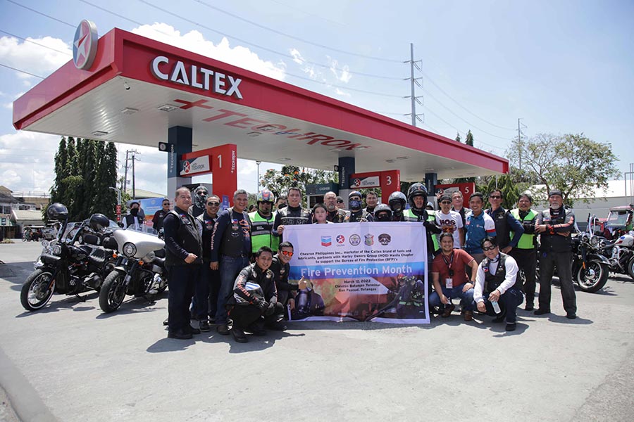 Caltex fuels Harley Owners Group – Manila Chapter’s motorcycles for a smooth and enjoyable journey