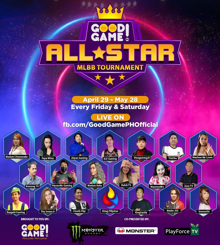 Monster Gaming supports grassroots E-Sports, mounts all-star MLBB   tourney with Good Game PH, Monster Energy, and PlayForce TV