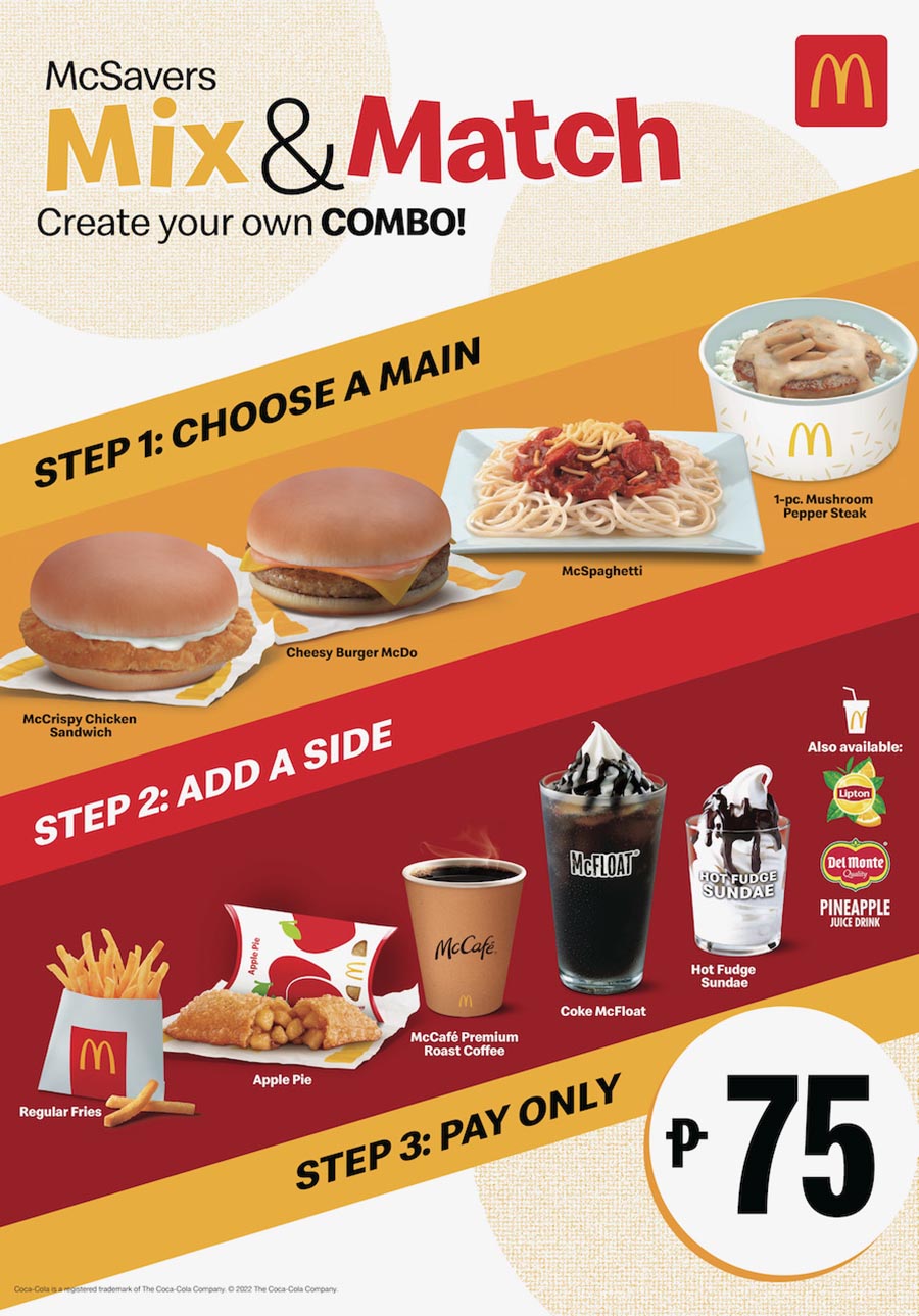 Enjoy a new, personalized snacking experience with McDonald’s Mix & Match