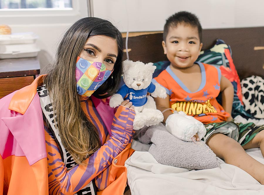 Miss Universe Bahrain shares smiles with Smile Train patients