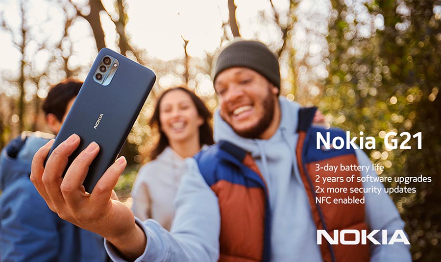 New Nokia G21 offers more battery life, brand new design and security updates