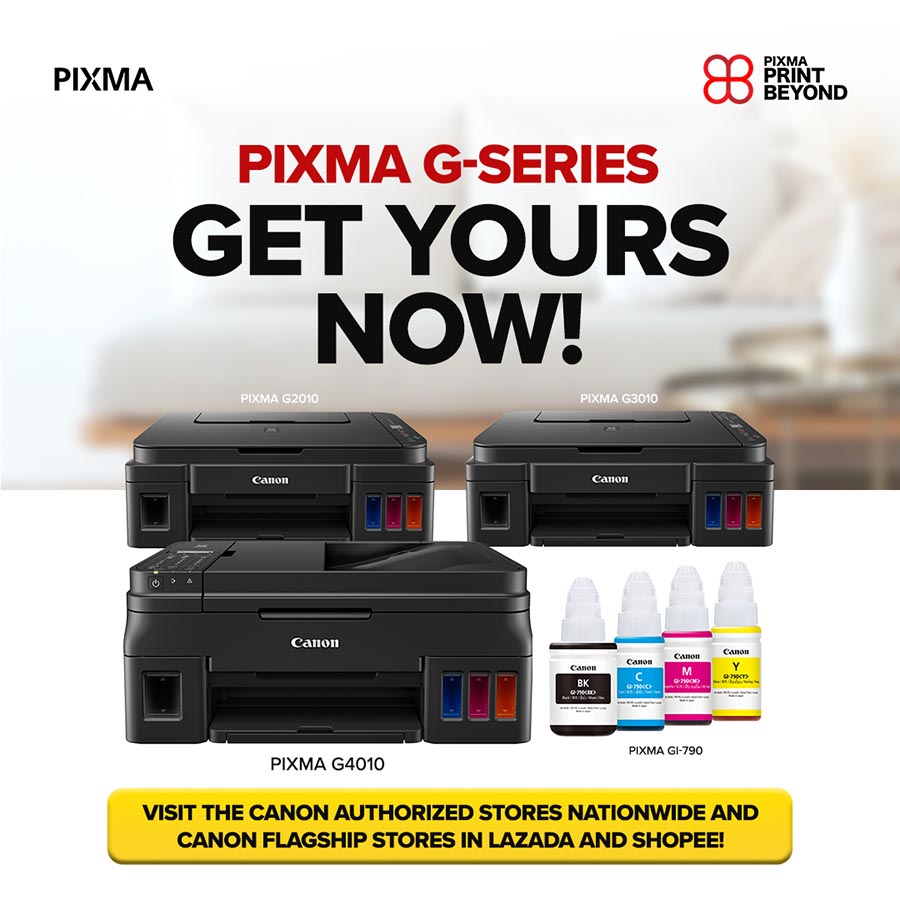 Find Your Perfect Printing Partner with the Value-For-Money PIXMA E-Series and Ink Efficient PIXMA G-Series from Canon