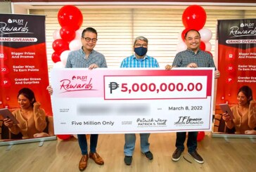Loyal PLDT customer wins P5 million in Grand Giveaway promo