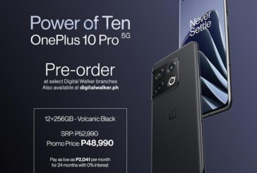 Pre-order the OnePlus 10 Pro 5G at Digital Walker starting today April 2 -April 6 (9PM)