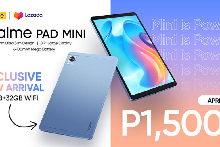 realme Pad Mini 3GB+32GB WiFi variant to launch  at P1,500 OFF starting April 20