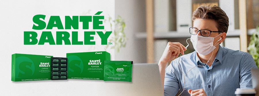 Here’s how you can stay healthy in the never normal with Santé Barley™