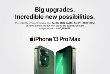 Get as much as P5,199 OFF when you pre-order the iPhone 13 series at Beyond the Box