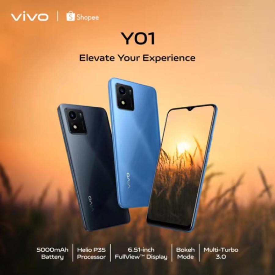 vivo Y01 is now available in the Philippines for only PHP 5,299