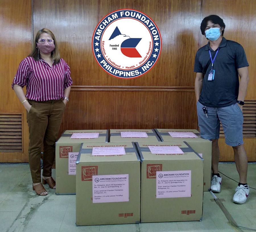 Chevron in partnership with AMCHAM Foundation donates laptops to Lumad Youth Scholars