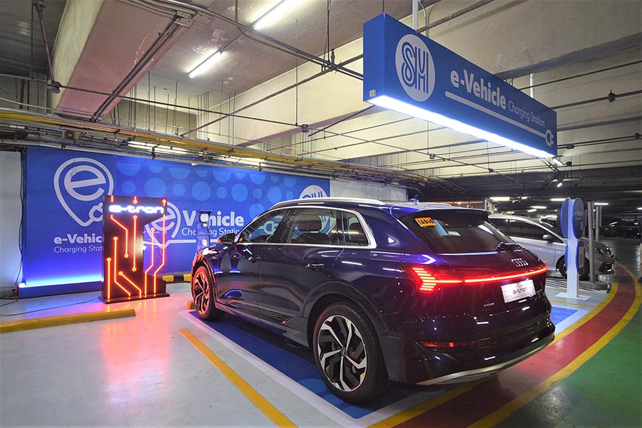 SM Supermalls powers up sustainability efforts, installs e-Vehicle charging stations in NCR malls