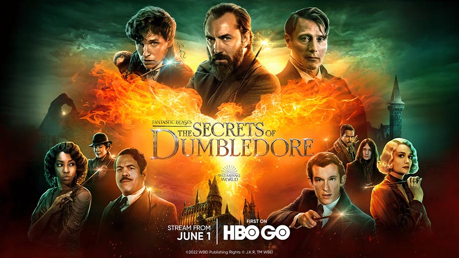 Enter the Wizarding World of Fantastic Beasts: The Secrets of Dumbledore with Globe and HBO GO from June 1!
