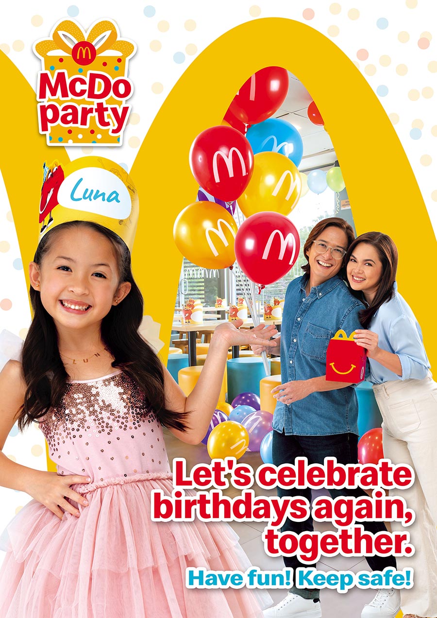 McDonald’s In-store Parties are back to give families and friends a celebration to remember!