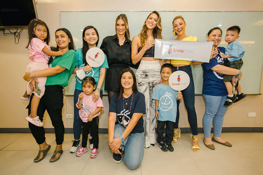 Smile Train Ambassadors and Miss Universe Queens Reunited to Continue Spreading Smiles in the Philippines