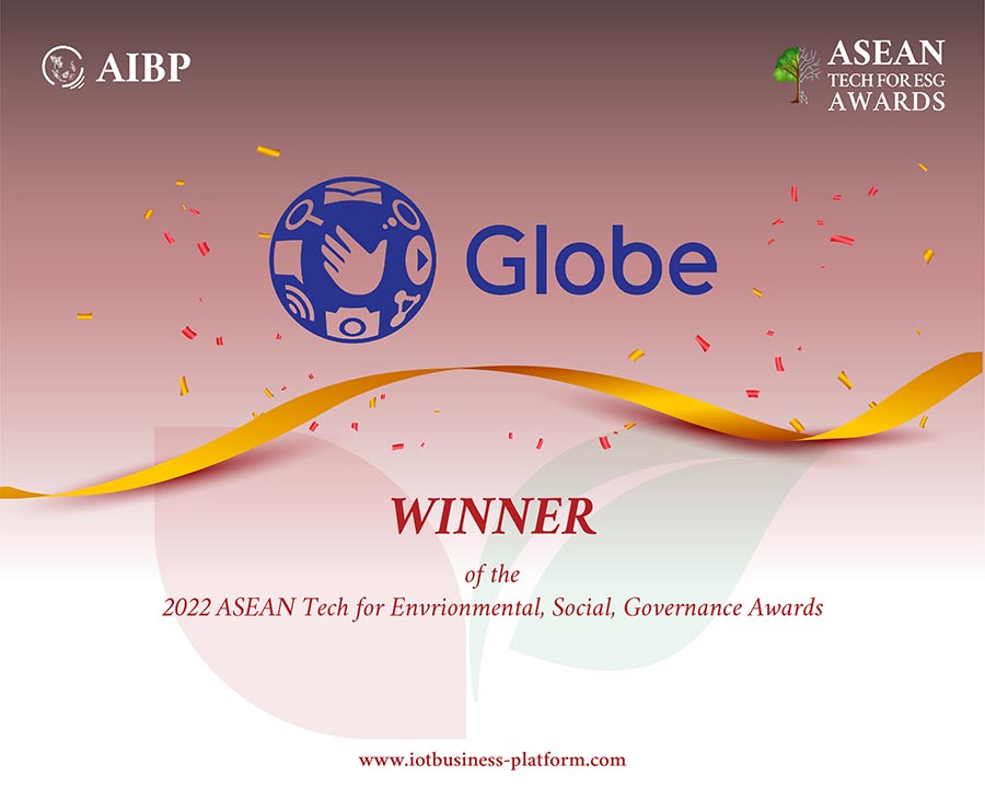 Globe wins in 2022 ASEAN Tech for ESG Awards