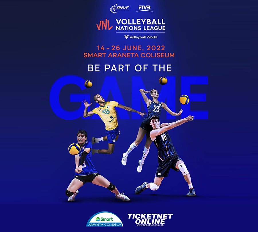 Grab your tickets for the 2022 FIVB Volleyball Nations League through TicketNet