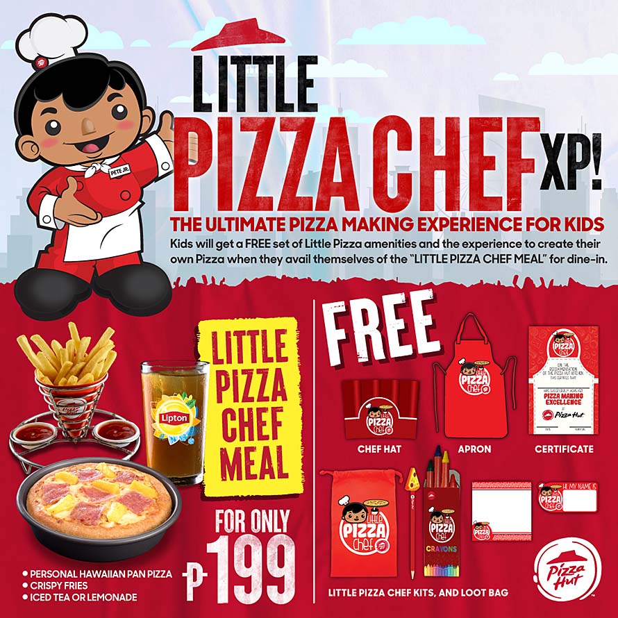 Let the kiddies experience Pizza Hut’s pizza-making process via Little Pizza Chef XP!