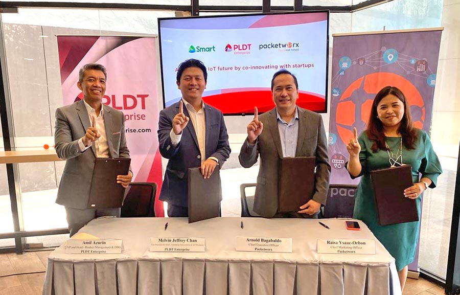 PLDT firms up IoT venture with Packetworx deal