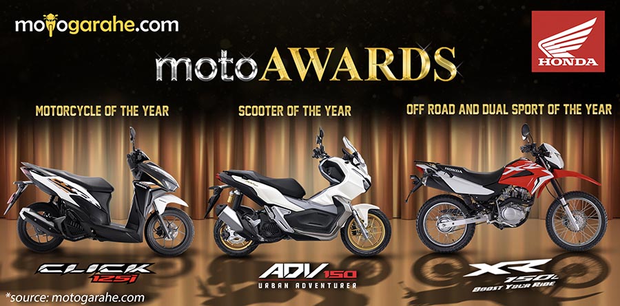 Honda Philippines Inc., wins “Motorcycle of the Year” award in  Motogarahe Moto Awards 2022