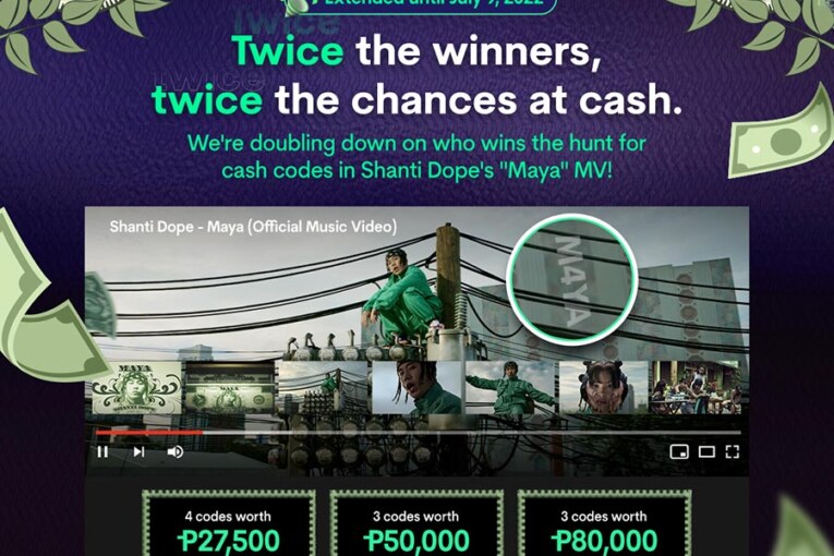 Shanti x Maya Cash Code Hunt is now extended until July 9!