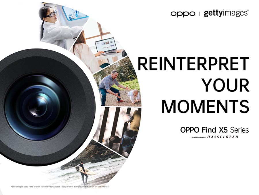 OPPO Partners with Getty Images to Reinterpret Your Moment through the Find X5 Pro