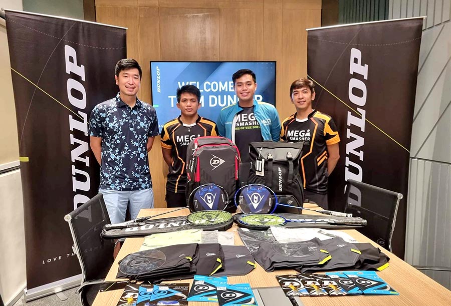 MEGA SMASHER inks partnership with Dunlop Philippines to support aspiring badminton scholar athletes