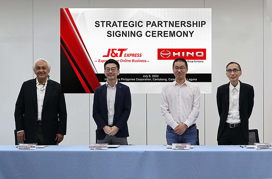 Hino Motors Philippines – J&T Express renew strategic partnership
